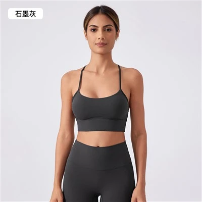 女性の新しいスタイルスポーツブラジャーセクシーなYバックデザイン強化サポートヨガブラジャー